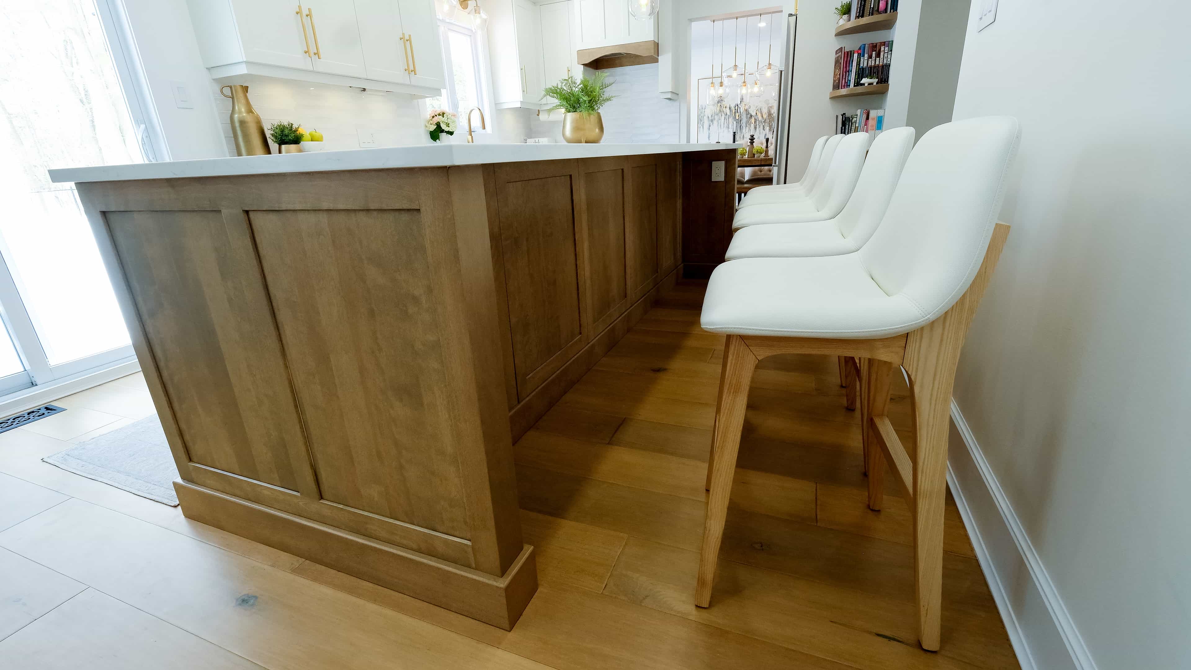 Blue bathroom cabinets